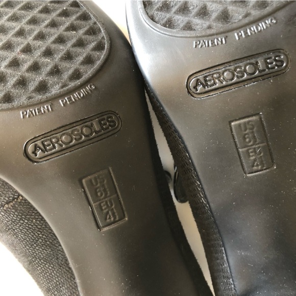 Aerosoles Role Through Black Lizard Mary Jane Pumps - Picture 12 of 15